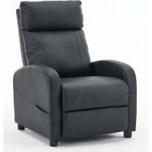 Recliner Armchair PU Leather, Adjustable with 3 Reclining Positions