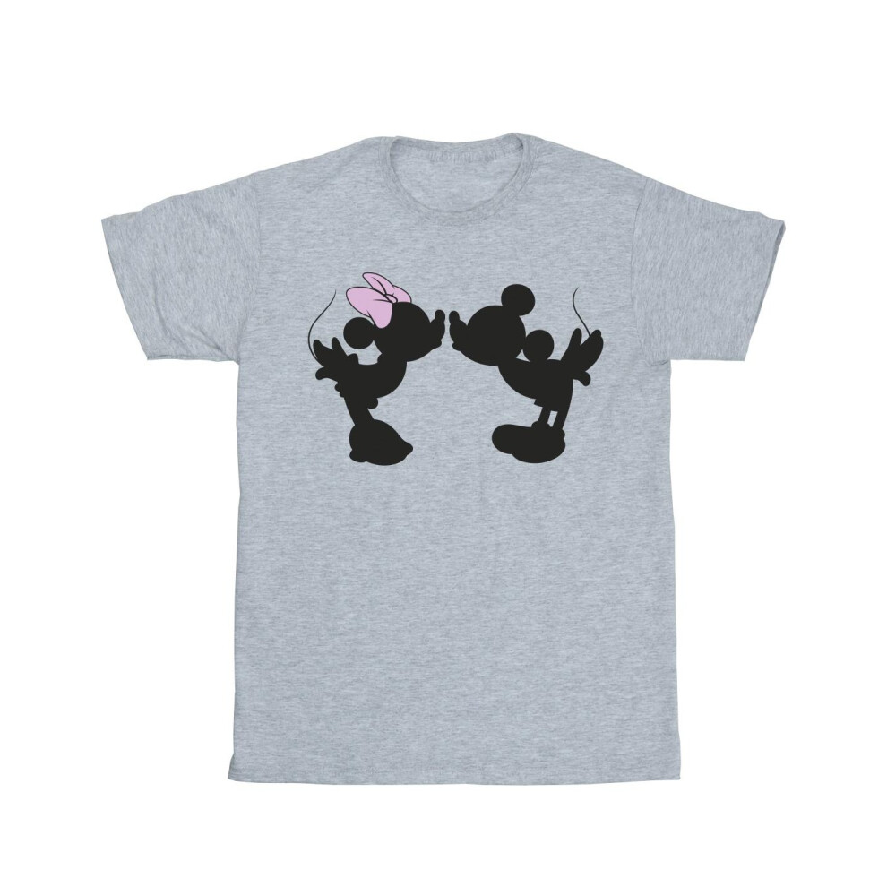 Mickey Minnie Kiss Silhouette T-Shirt