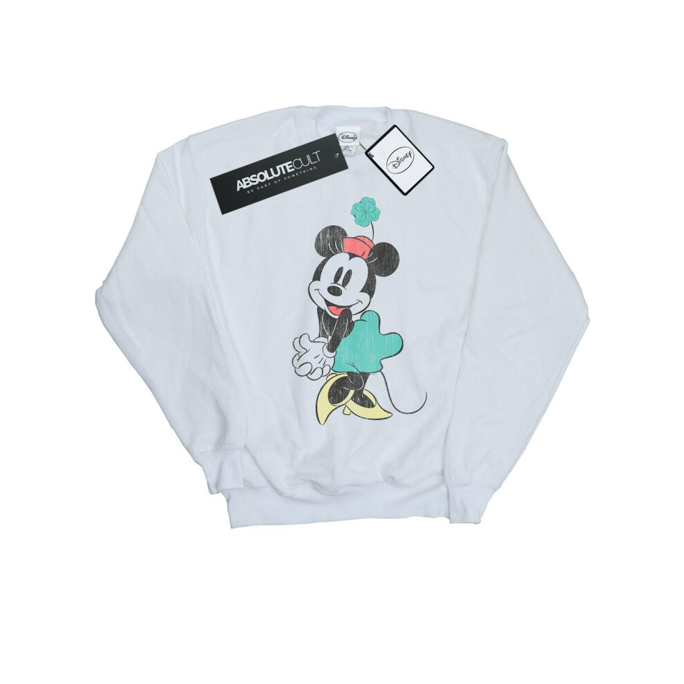 Minnie Mouse Shamrock Hat Sweatshirt