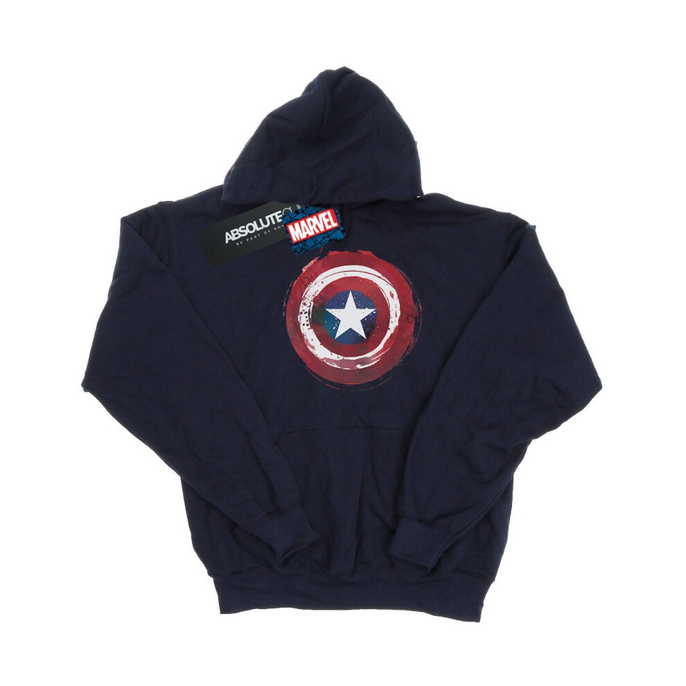 Captain America Splatter Shield Hoodie