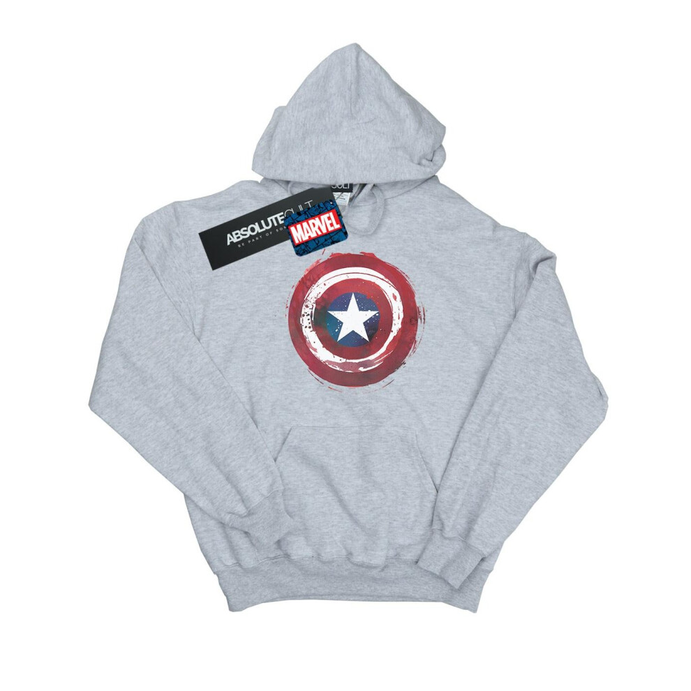 Captain America Splatter Shield Hoodie