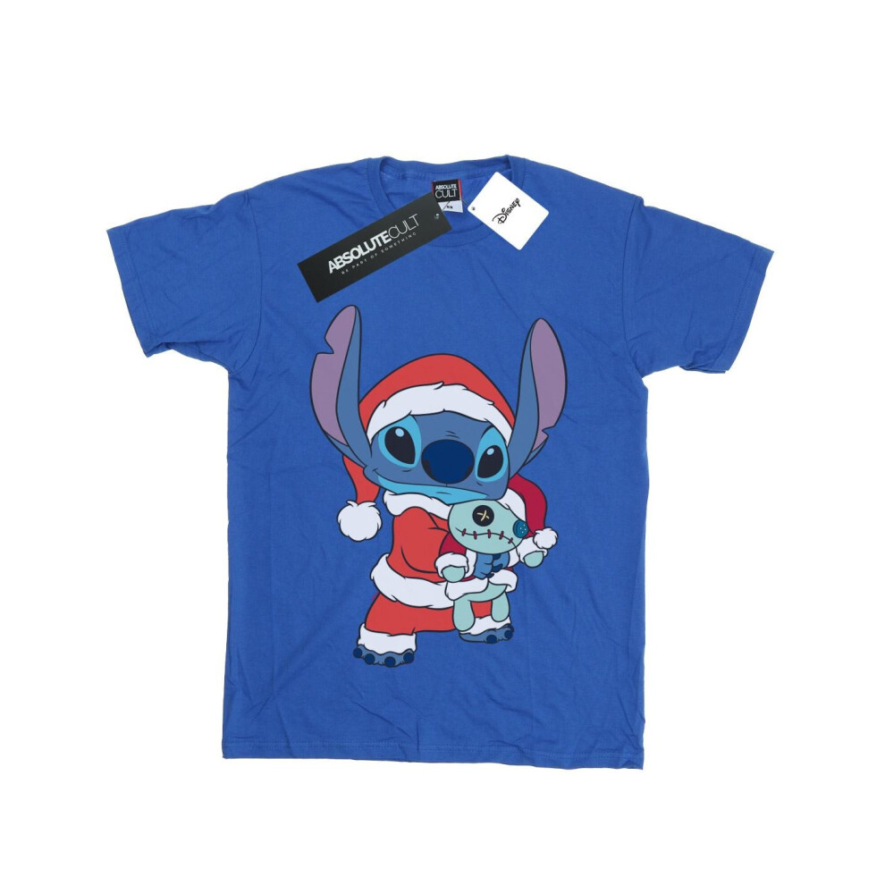 Lilo And Stitch Stitch Christmas Cotton T-Shirt