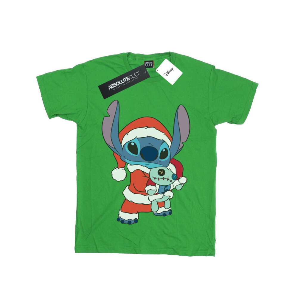 Lilo And Stitch Stitch Christmas Cotton T-Shirt