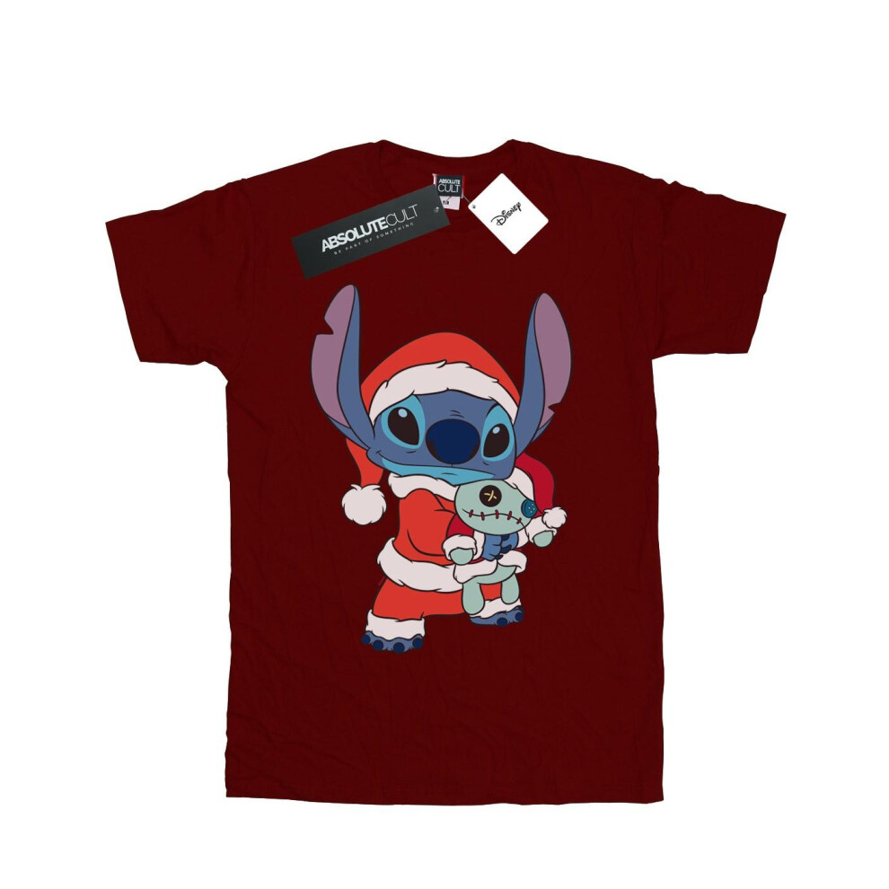 Lilo And Stitch Stitch Christmas Cotton T-Shirt