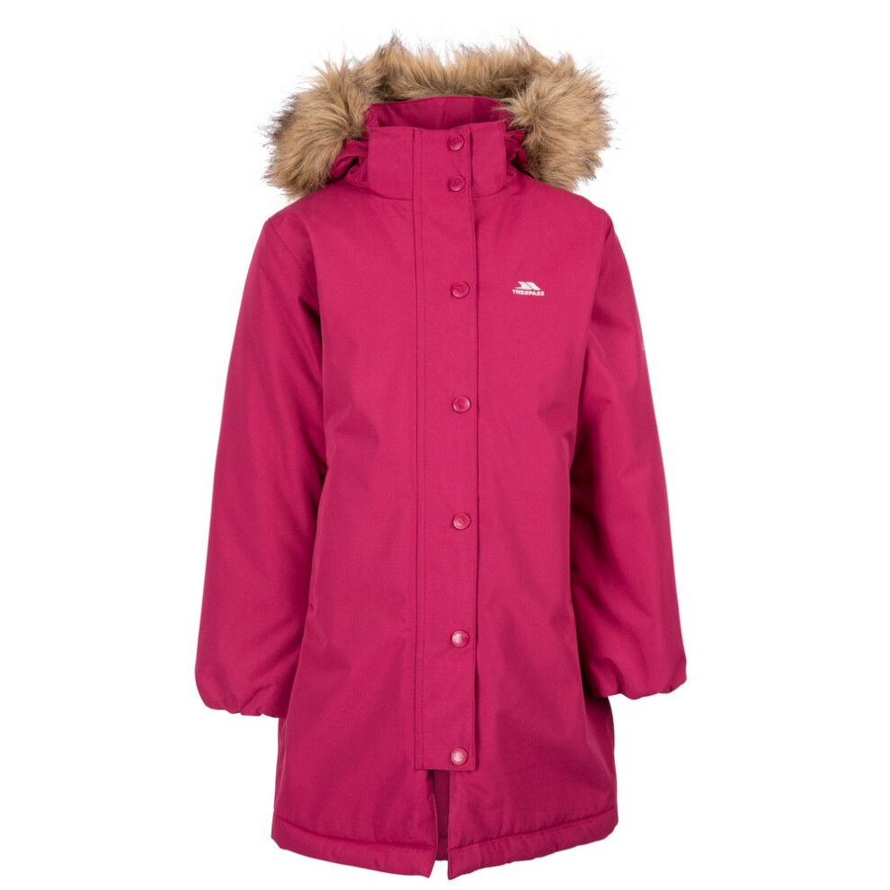 Girl's Trespass Girls Astound TP50 Waterproof Jacket - Purple - Size: 9 years/10 Years