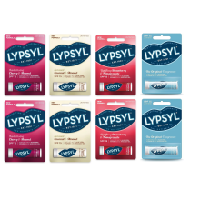 8 x MIX Lypsyl Lip Balm SPF 15 Original, Coconut, Cherry & Strawberry