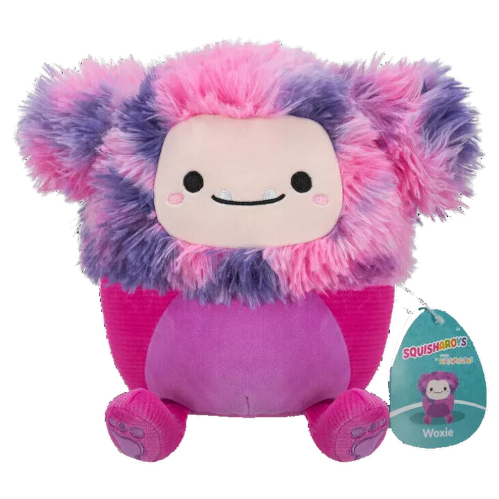 Squishmallows Woxie the Corduroy Magenta Bigfoot Squisharoys 7.5" Plush