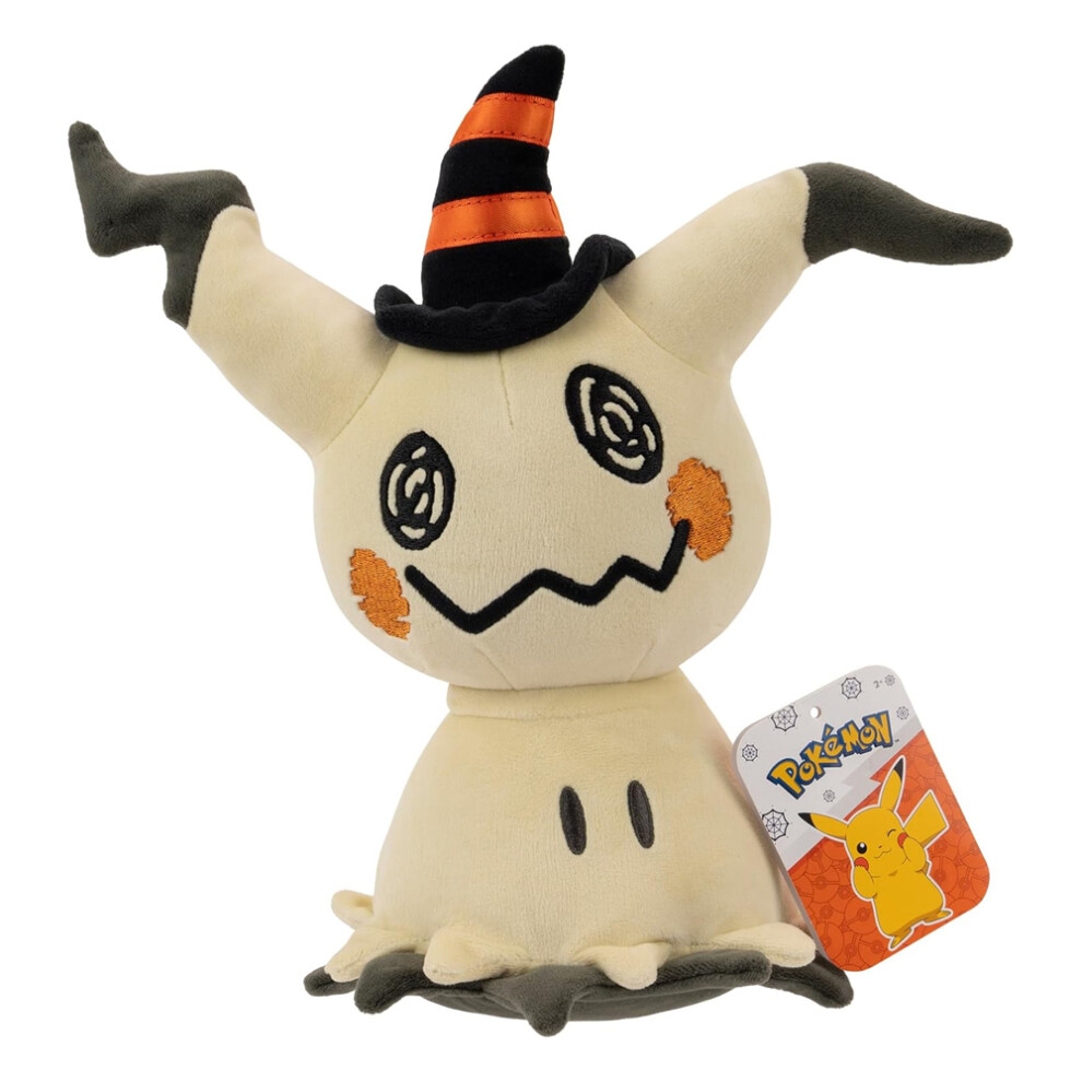 Pokemon Mimikyu with Witch Hat Halloween 8" Plush Soft Toy Jazwares