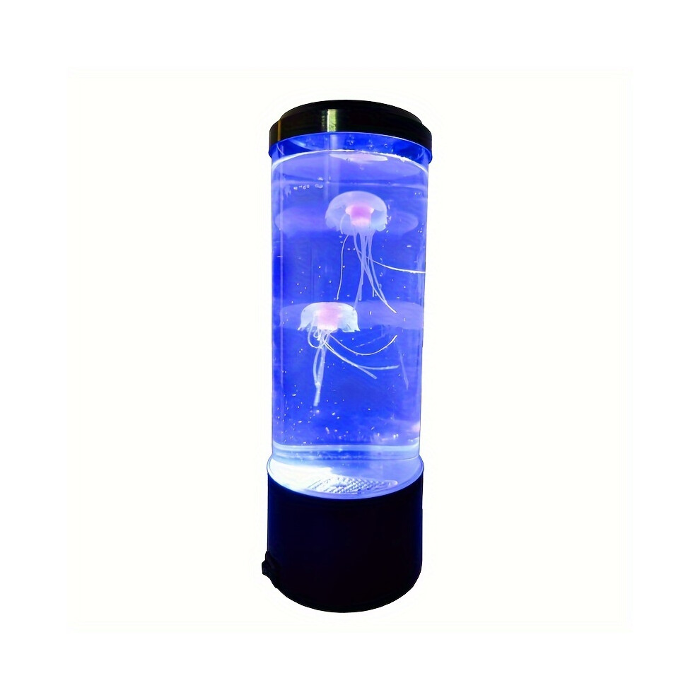 Closkye (Usb Jellyfish Lava Lamp) 1Pc Jellyfish Lava Lamp, Led Jellyfish Mood S 7-Color Changing Atmosphere Night Light