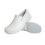Mens Slip-Resistant Leather Work Shoe, White - Size 12 1