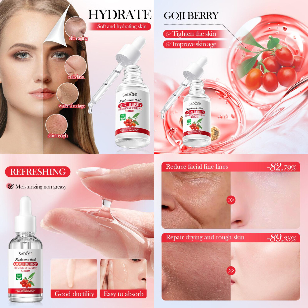 Rywolt Sadoer Goji Berry Rejuvenating Hydrating Serum For Firming And Moisturizing Skin 30Ml