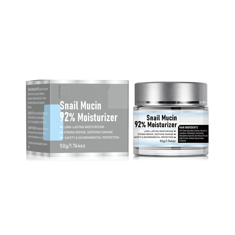 Gogerstar Cream Snail Mucin 92% Moisturizer - Advanced Snail 92 All In One Snail Extract Moisturizer For Dry&Sensitive Skin