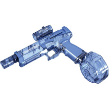 (Blue) Ultimate Battle Blaster Long Range Motorized Water Gun with Interactive Lighting,Electric Water Guns for Kid,Automatic Water Gun Pistols, Squirt Gun
