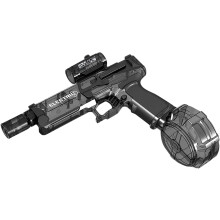 (Black) Ultimate Battle Blaster Long Range Motorized Water Gun with Interactive Lighting,Electric Water Guns for Kid,Automatic Water Gun Pistols, Squirt Gun