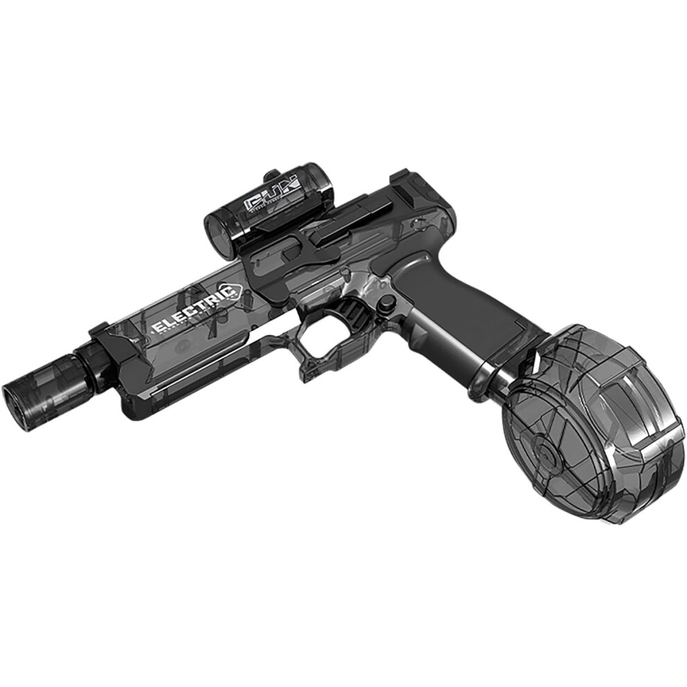 Gogerstar (Black) Ultimate Battle Blaster Long Range Motorized Water Gun With Interactive Lighting,Electric Water Guns For Kid,Automatic Water Gun Pistols, Squi Black