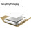 BELOFAY White Sparkle Glass Splashback for Kitchen 3
