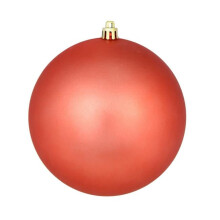 2.4 in. Coral Matte Ball Ornament - 60 per Bag