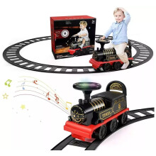 6V Kids Ride On Train Track Electric Ride On Toy Car Sammar Gifts