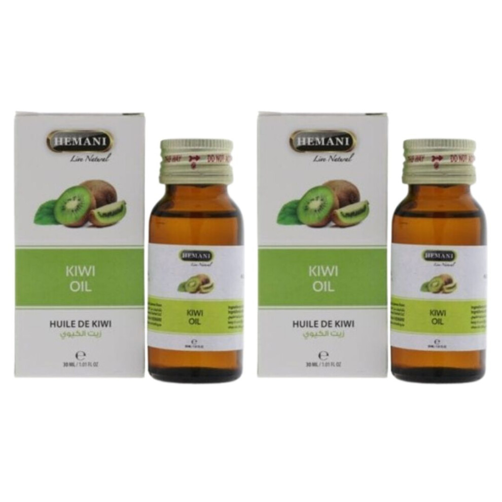 Hemani Kiwi Herbal Oil 30ml Pack Of 2 |Helps Rejuvenate Skin |Hair loss Treatment |Fight Acne |Firm & Well Tones Skin |Vitamin C |Multipurpose Oil