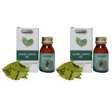 Hemani Laurel Leaves Herbal Oil 30ml Pack Of 2 |Boost Immune System |Relief Cold & Flu |Calming Properties |Multipurpose Massage Oil
