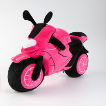 (pink) Boy's plush motorcycle toy gift