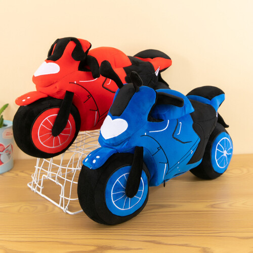 (pink) Boy's plush motorcycle toy gift 2