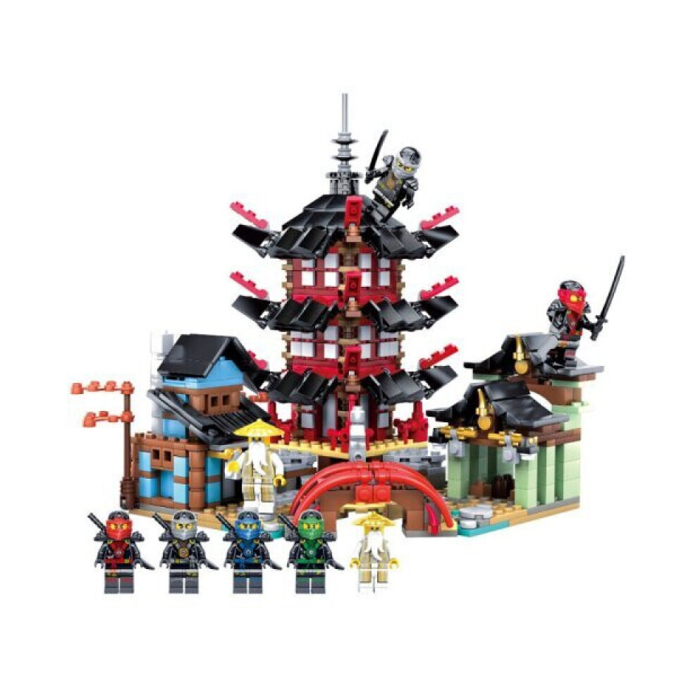 742pcs Ninjago Temple Building Block Toy Figure Model Kid Collection Boy Gift