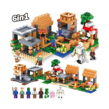 The Illager Raid Village Building Set Minecraft My World Series Toys