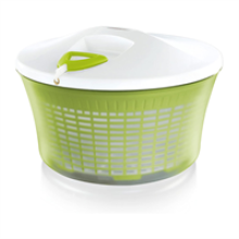Salade centrifugeuse Leifheit ComfortLine 23200, grote capaciteit van 5,5 liter, innovatief koordmechanisme, groen en wit