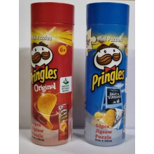 X2 Pringles Salt & Vinegar / Original 50 Piece Mini Jigsaw Puzzle