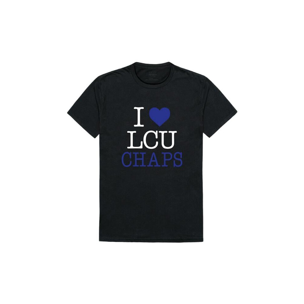 W Republic 551-465-BLK-03 Lubbock Christian University Chaparral I Love T-Shirt, Black - Large-image-OPC-PFDBFRB-NEW