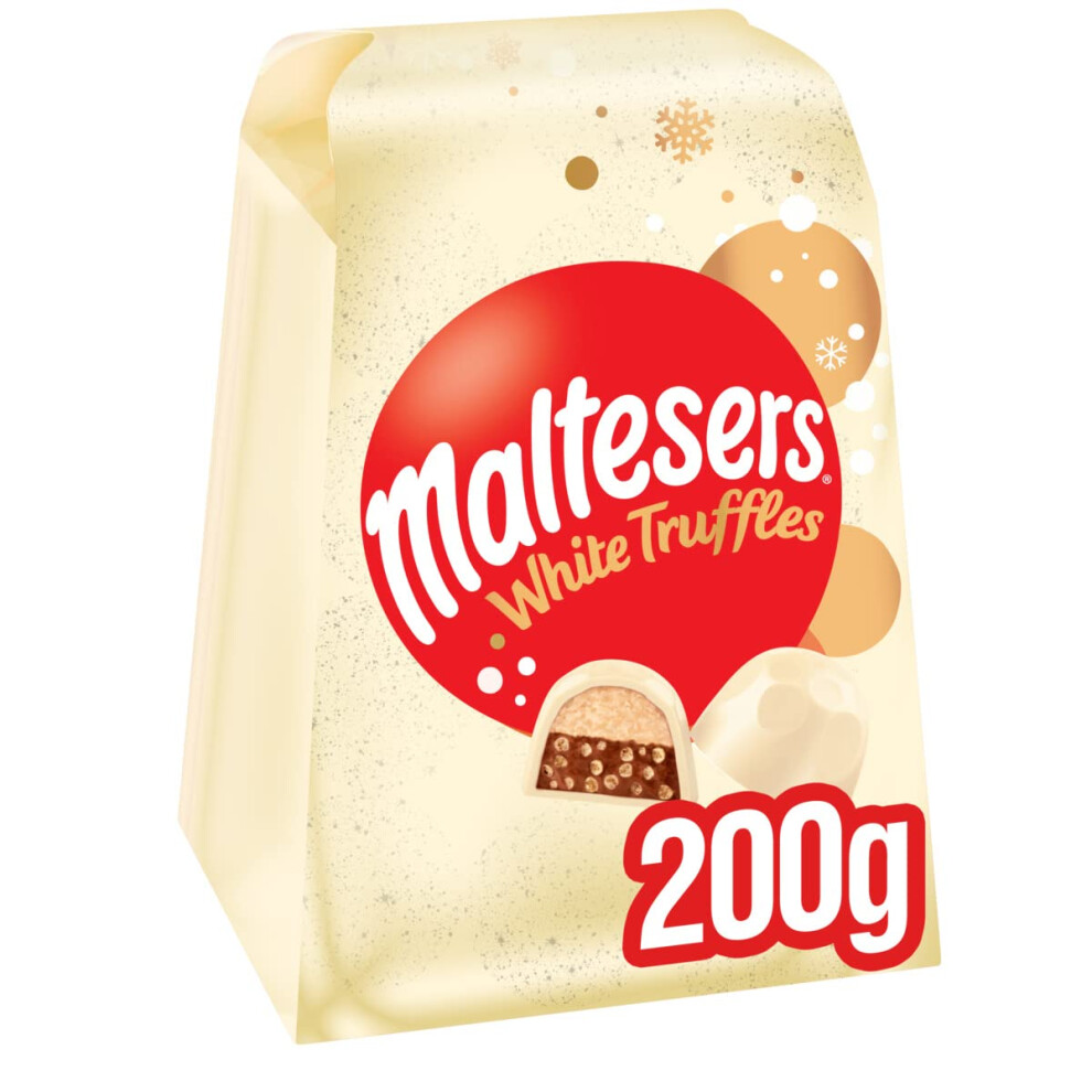 ( Pack Of 4) Maltesers White Chocolate Truffles Gift Box 200g