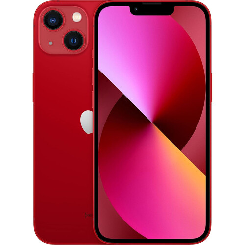 Refurbished iPhone 13 Red, 128GB, Good Condition, Unlocked Smartphone