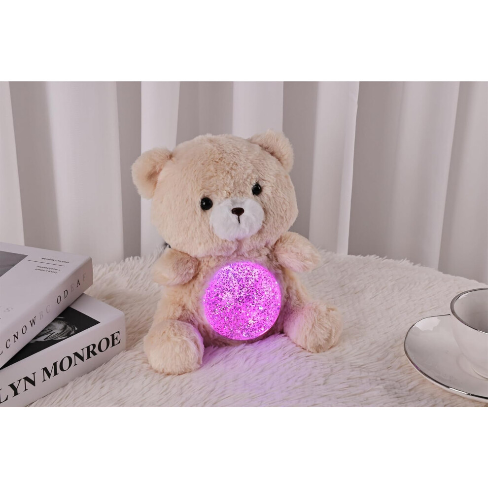 (Biscuit The Teddy) Magic Belly wt Glitter Ball Crafted  Soft Plush