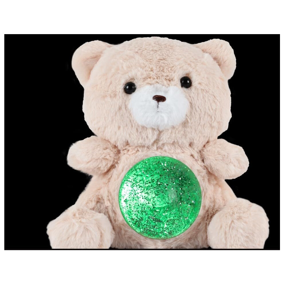 (Rosie The Teddy) Magic Belly wt Glitter Ball Crafted  Soft Plush