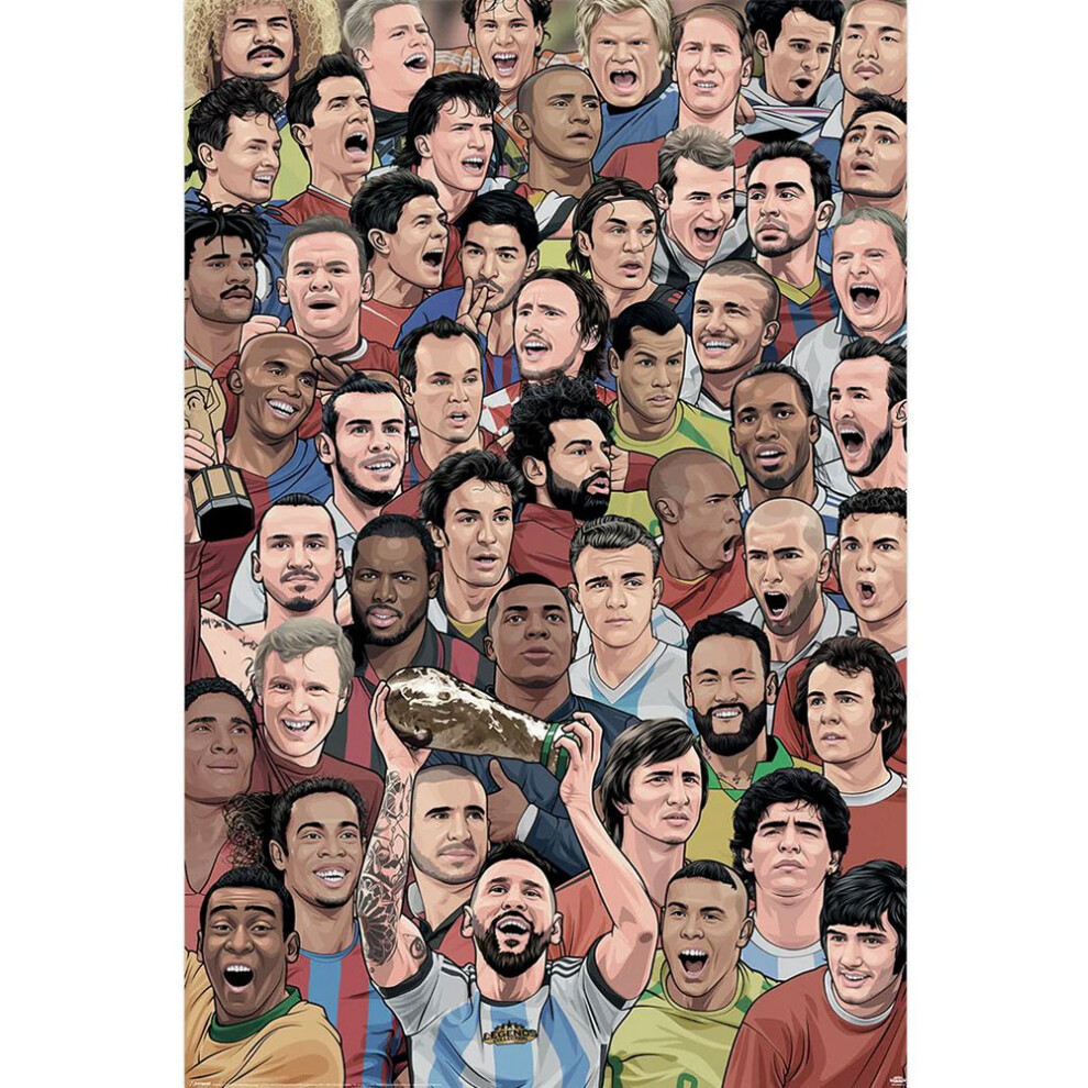 Legends Collection Footballs Greatest Poster