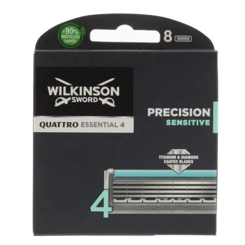 Wilkinson Sword 2 x 8 Pack Wilkinson Sword Quattro Titanium Sensitive Blades 1