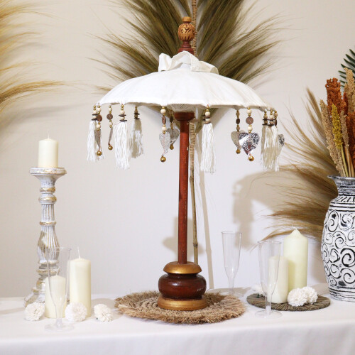 (Natural) Bali Handcrafted Home Decor Parasol