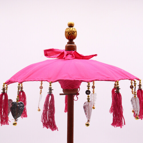 (Pink) Bali Handcrafted Home Decor Parasol 2