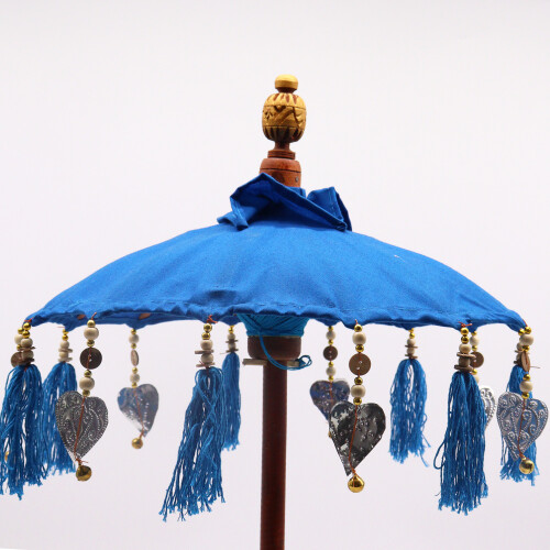 (Blue) Bali Handcrafted Home Decor Parasol 2