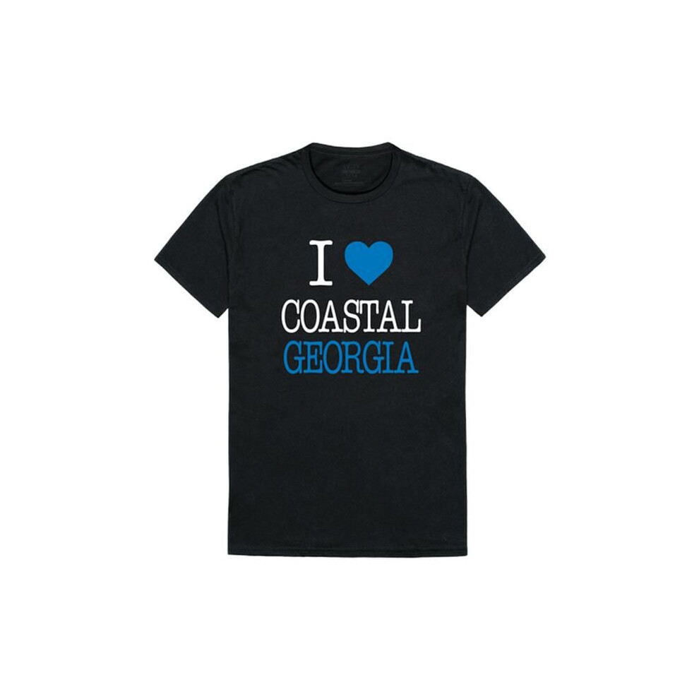 W Republic 551-484-BLK-02 College of Coastal Georgia Mariners I Love T-Shirt, Black - Medium-image-OPC-PFDBPNS-NEW