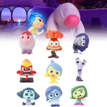 Inside Out 2: 9 darabos játékbaba-modell készlet asztali díszítés gyerekeknek ajándék