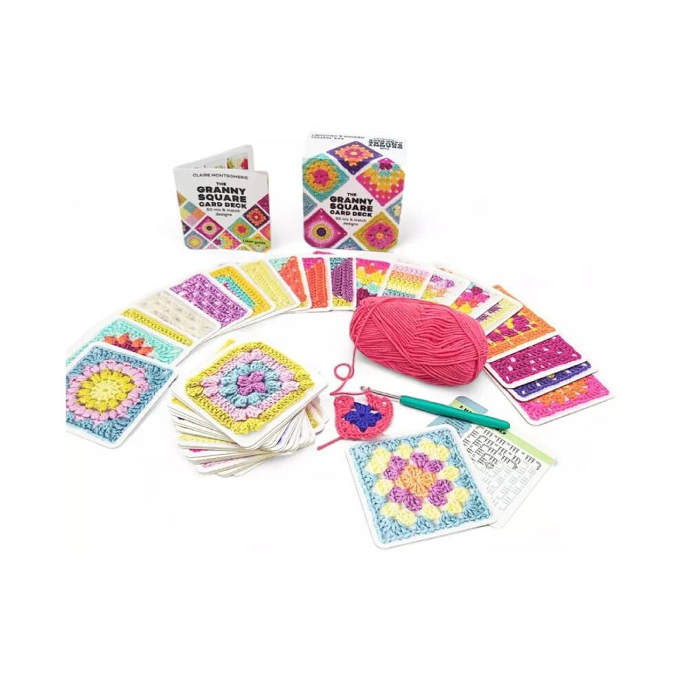 50 Mix And Matchs Designs The Granny Square Card Decks Knitting Kits Adults