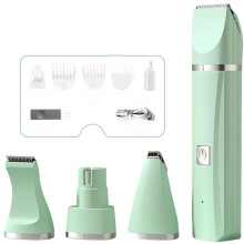 (Green) Professional Pet Dog Grooming Clipper Thick Fur Hair Trimmer Electric Shaver Kit