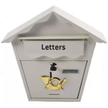 STEEL POST BOX LETTER MAIL WALL MOUNTED LOCKABLE Keys