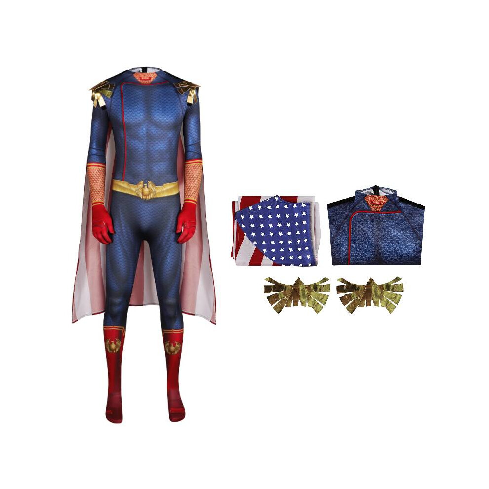 (S) Boys The Homelander Cosplay Costumes Fashion Halloween Role Play Party Costumes