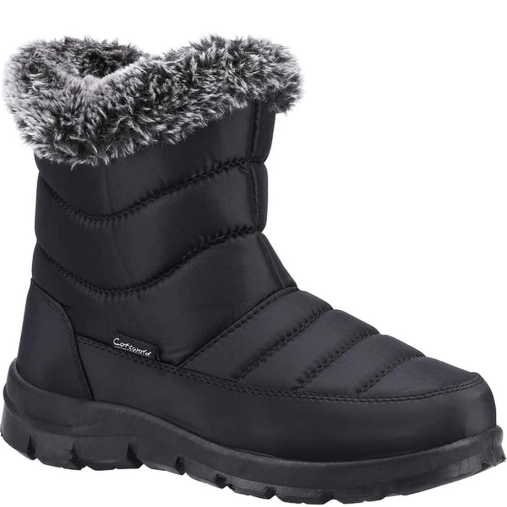 (3 UK, Black) Cotswold Womens/Ladies Longleat Wellington Boots