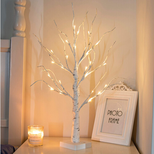 Birch Twig Christmas Tree Pre Lit Christmas With Lights Christmas Gift