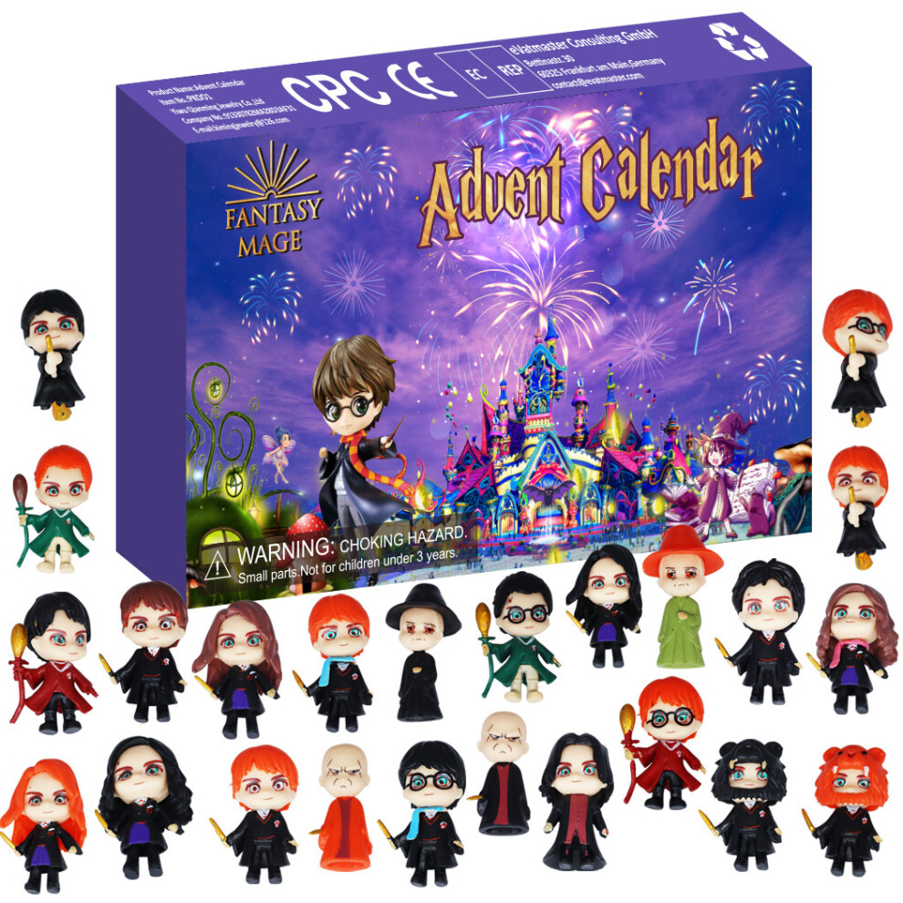 (Harry Potter) Christmas Advent Calendar for Kids 24 Days Countdown Blind Box Marvel Toy Story