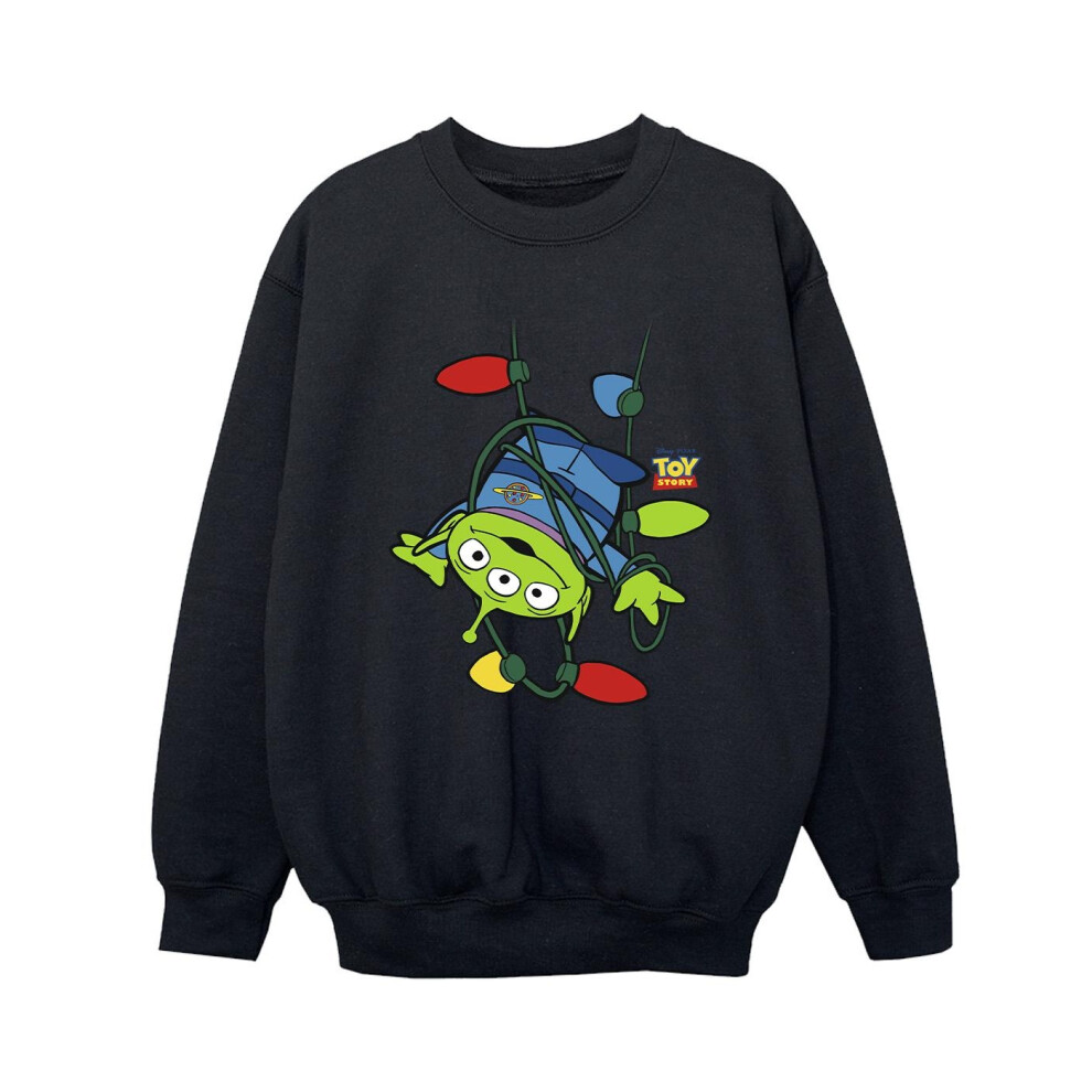 Toy Story Christmas Lights Aliens Sweatshirt